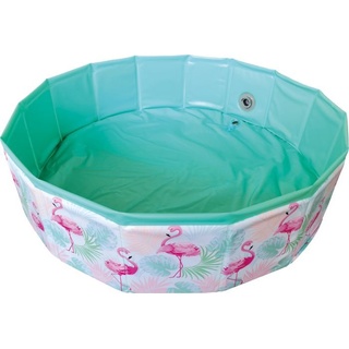 Splash & Fun Fix Pool Flamingo #80 Cm  Faltbar  Mit Tasche