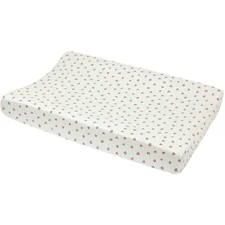 Meyco Wickelauflagenbezug 50x70cm Jersey Spannlaken Mini Panther Soft Pink | 100% Baumwolle -Wickelunterlage - Oeko Tex zertifiziert - kuschelig weich & hautfreundlich - waschbar & trocknergeeignet