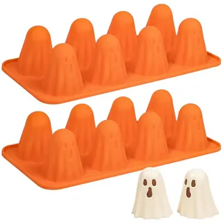 AuCo Set Mit 6 Silikon-halbkugel-backformen Für Pudding, Schokolade, Kuchen - 3-teilige Gebäckform