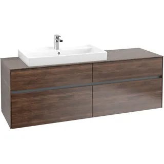 Waschbeckenunterschrank 160 x 55 cm Arizona Oak