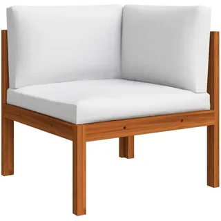 vidaXL Gartensofa natur/cremeweiß 3057883