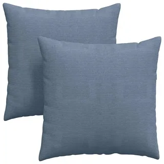 vidaXL Sofakissen 80 x 80 cm Blau