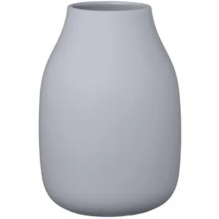 BLOMUS Vase -COLORA- | Keramik | Tradewinds | Größe L | H 20 cm x B 14 cm x T 14 cm