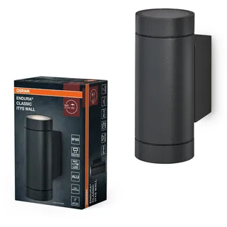Osram Außenwandleuchte Aluminium 15,8 cm inkl. Bewegungsmelder grau
