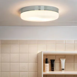 Easylight Runde Deckenlampe 3 E27 Chrom Glas
