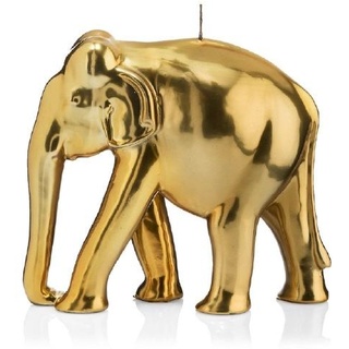 Wiedemann Kerzen Wachsobjekt, Tierobjekt Kerze Elefant Gold, 195 x 220 mm, 1 Stück