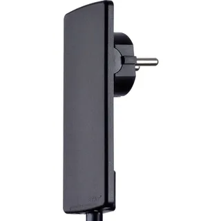 EVOline Plug Schutzkontakt-Stecker 0,1 m Schwarz