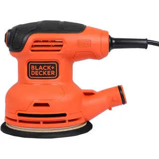 Black & Decker BEW210 Exzenterschleifer inkl. Schleifpapier und Staubfangsack