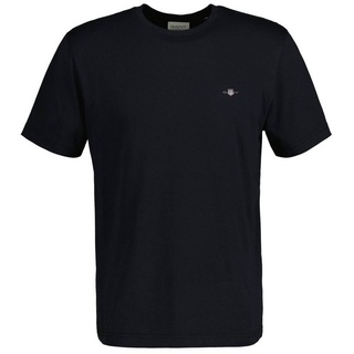 Gant T-Shirt Herren T-Shirt - REGULAR SHIELD, Rundhals schwarz M
