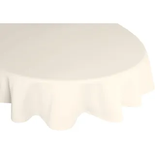 Wirth Tischdecke NEWBURY Ø 160 cm Beige