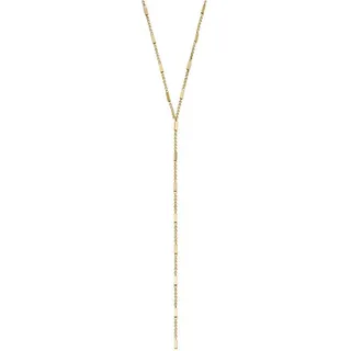 Fossil Y-Kette gold Edelstahl