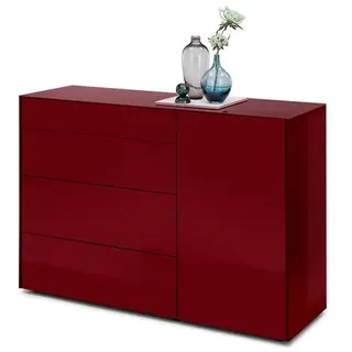 Mäusbacher Kommode Colors Glas Rot Bordeaux