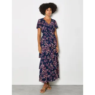 Apricot Maxikleid Blau 34