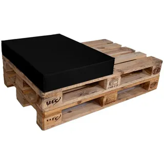 TexDeko Palettenkissen 60 x 80 x 12 cm schwarz 1 St.