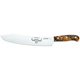 Giesser Brotmesser 25 cm Wellenschliff Orange