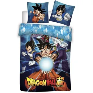 Dragon Ball Bettwäsche Anime Dragon Ball Goku Bettwäsche Set, 2 teilig, Bettdeckenbezug 135–140 x 200 cm Kissenbezug 60 x 70 cm bunt