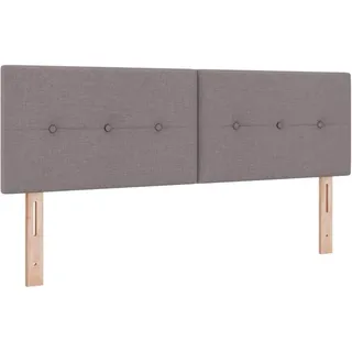 vidaXL Höhenverstellbares Kopfteil 140 x 10 x 88 cm Taupe