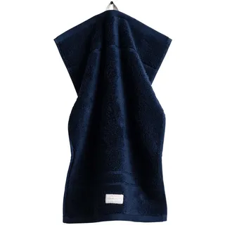 GANT Gästetuch, Premium Towel - Frottee Dunkelblau / 30x50cm
