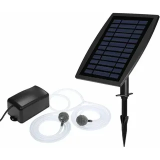 Solar-wasserpumpe Mit Sauerstoffbelüfter Für Springbrunnen, Solar-belüfter Für Teiche, Solar-sauerstoffpumpe Für Aquarien, Sauerstoffbelüfter Für Teiche Mit Teichrohr Und Luftblasenstein