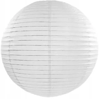 PartyPro Lampion Papierlampion 20 cm, weiß – perfekte Deko für Hochzeit, Taufe & Party weiß