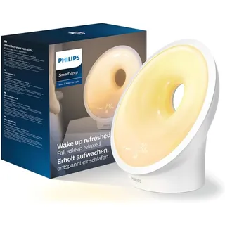 PHILIPS Sleep & Wake-Up Light, Farbige Sonnenaufgangssimulation, 25 Lichtstärken