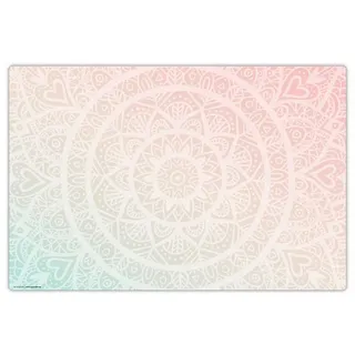 cover your desk Schreibunterlage Mandala 60 x 40cm Rot/Grün