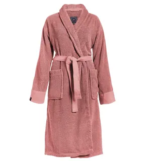 ESSENZA Bademantel Connect Organic Uni Rose, L - 100% Baumwollfrottier - Uni - L