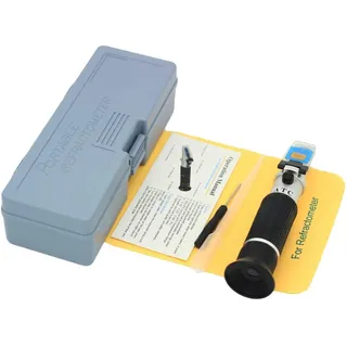Fischer Kellereitechnik Profi-Refraktometer mit ATC, LED (Alkohol Refraktometer)