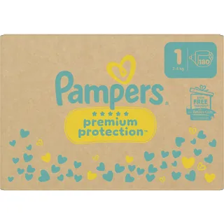 Pampers Premium Protection Gr. 1 (2-5 kg) 180 St.