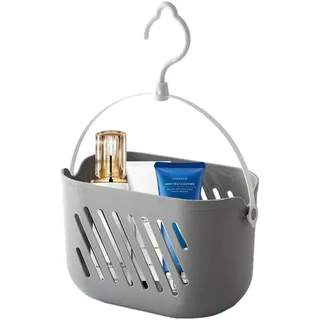 Bvizyelck Duschkorb Mit Haken Tragbare Dusche Caddy Mit Griffen Für Badezimmer Duschablage Zum Hängen Badregal Kunststoffkorb Mit Griffen Caddy Organizer Bin Für Seife, Shampoo, Kosmetik