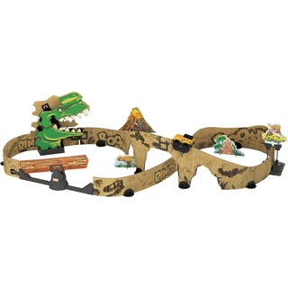Vtech® Spielzeug-Monstertruck Car-Board Racers - Dino-Adventure Set, ; Fahrzeug mit Licht, aus recyceltem Material bunt