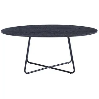 Home Deluxe Couchtisch Oval NOVARIS - Dark Oak