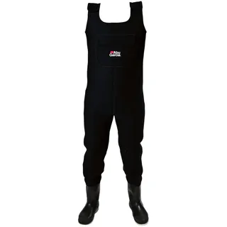 Abu Garcia Neoprene Fishing Waders - Wasserdichte Wathose mit integrierten Stiefeln und Filzsohlen für maximalen Grip, isoliert für Kaltwasserfischen, Waten und Outdoor-Aktivitäten XL