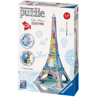 Ravensburger 3D Puzzle 12567 - Bauwerke: Eiffelturm (Tula Moon Edition) [216 Teile] (Neu differenzbesteuert)