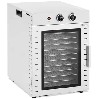 Dörrautomat für Obst, Pilze, Kräuter, 12 Einschübe, 1000 W - Silber