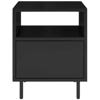 dancan Nachtschrank Mirka 40 x 40 x 47 cm Schwarz