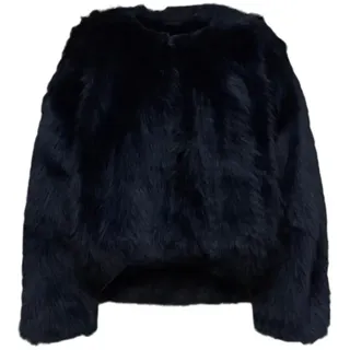 Drykorn Kurzjacke schwarz,Outdoor,Polyester,Unifarben,Rundhals,Lang,Oversized schwarz 1