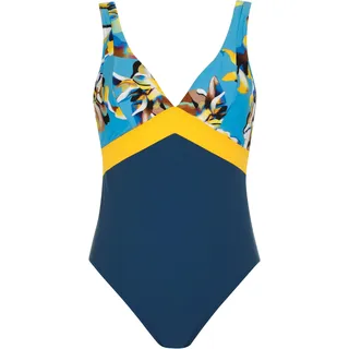 Sunflair Badeanzug Damen in hellblau-multicolor, Größe 40 / C - blau