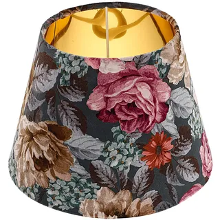 Artibetter Lampenschirm Tischleuchte E14 Leuchter Die Blumen Stoff