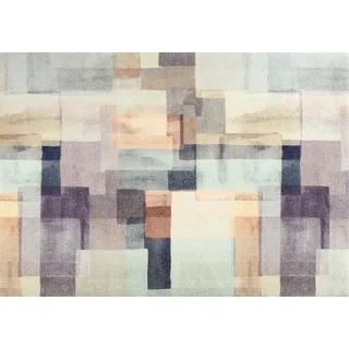 Wash+Dry Fußmatte Gentle Blocks", 140x200cm, innen und außen, waschbar