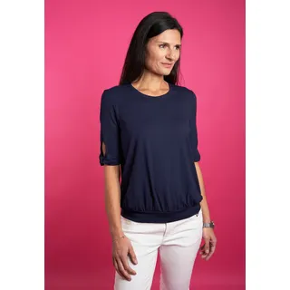 Seidel Moden Rundhalsshirt Blau 50