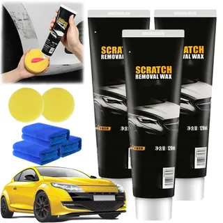 Car Scratch Repair Paste, Car Paint Scratch Repair Paste, Scratch Repair Wax for Car, Car Scratch Remover, Professional Car Scratch Repair Agent (3PC)