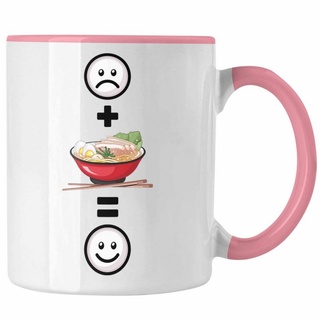 Trendation Tasse Ramen Tasse Geschenk für Ramen Liebhaber Asiatisch :(Ramen) Lu rosa