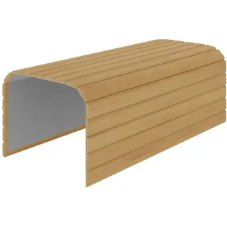 BIM Furniture Sofatablett 44x40 cm Holz Couch Tablett flexibel, Couch ablage für armlehnen, für TV-Fernbedienung, Getränke und Snacks (Erle)