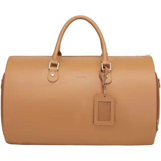 Modoker Damen-Kleidersack für Reisen, wasserdicht, Handgepäcktasche, Kleidersack – 2-in-1 zum Aufhängen, Koffer, Anzug, Reisegepäck, Tasche, Kaffee
