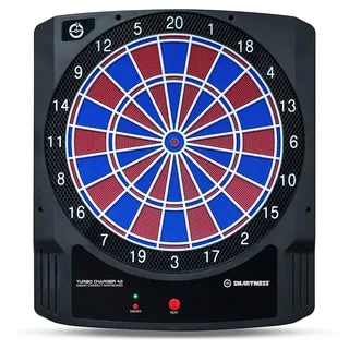 CARROMCO Turbo Charger 4.0 Elektronische Dartscheibe inkl. 6 Softdarts