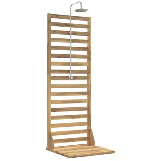 vidaXL Gartendusche Weiß 205,5 cm