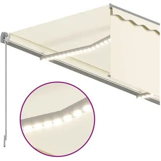vidaXL Markise 4 x 3 m creme