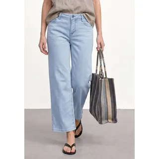 STREET ONE Mid Waist Wide Leg Jeans im Loose Fit Ultra Bleached Wash 31 - 31W / 26L