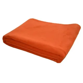 Richter Decke aus 100% Bio-Baumwolle 150x200 cm, orange